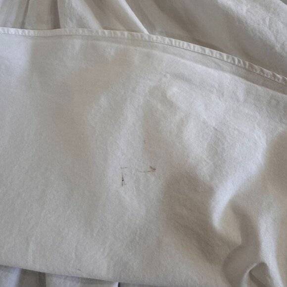 Free People Optic White Gaia Pocket Skirt Size L Boho Mini Skirt Fall Outfit - Picture 2 of 5